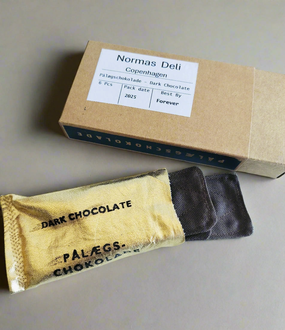 Plgschokolade - Dark Chocolate and bread