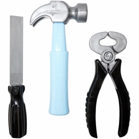 Pocket Money Tool Kit: Pliers, File & Hammer