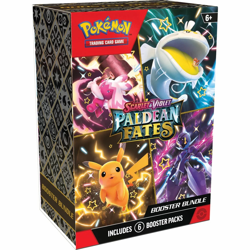 POKEMON TCG Scarlet & Violet Paldean Fates Booster Bundle Set