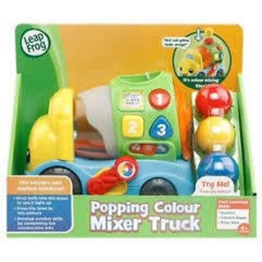Poppin colour Mixing truck leap frog