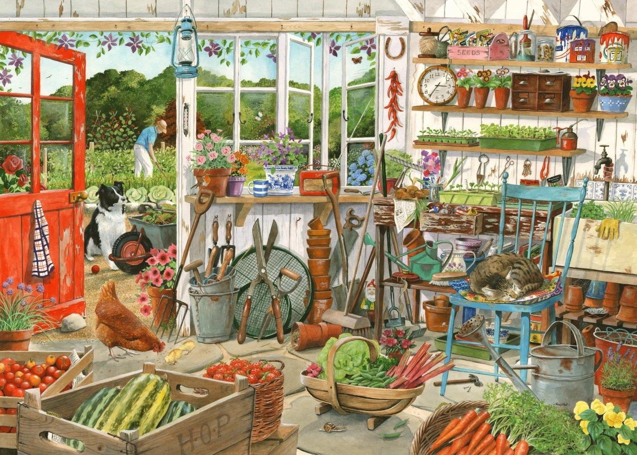 Potting Shed - 1000 Piece Jigsaw Puzzle