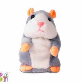 Pugs At Play Aggy And Maggy Talking Hamster Plush Toy
