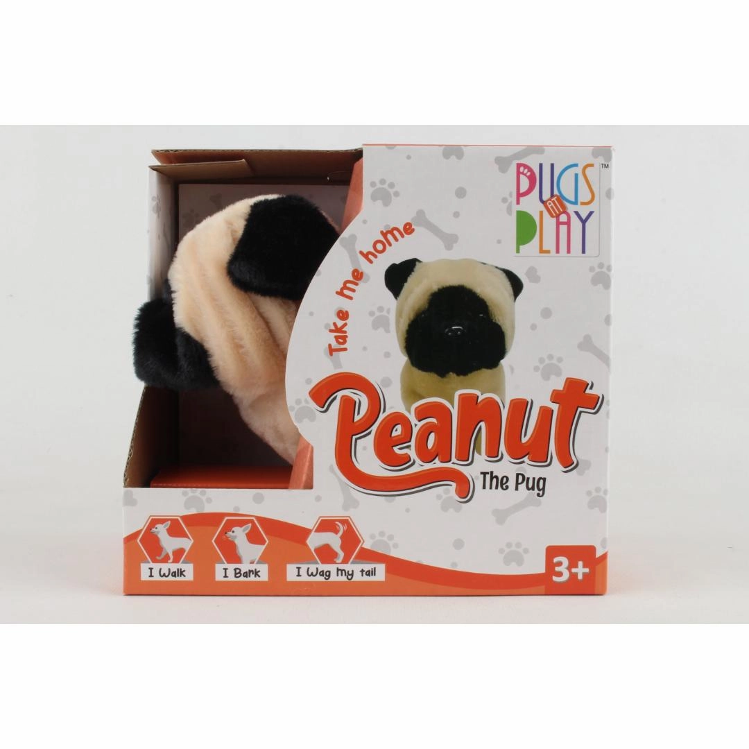 Pugs At Play Peanut Walking Dog C The Pug Toy Dog