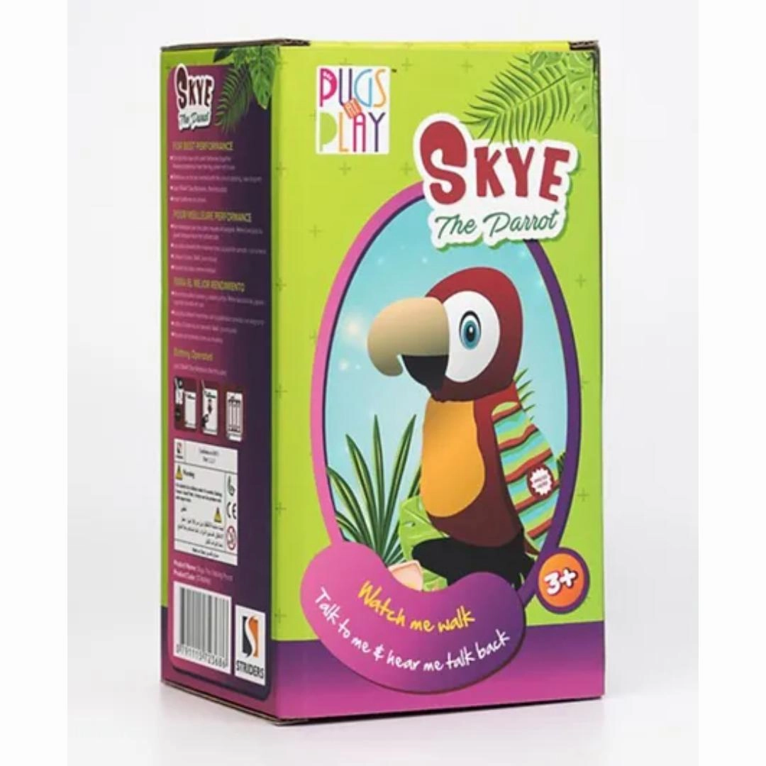 Pugs At Play Skye The Talking Parrot Kids Animal Toy