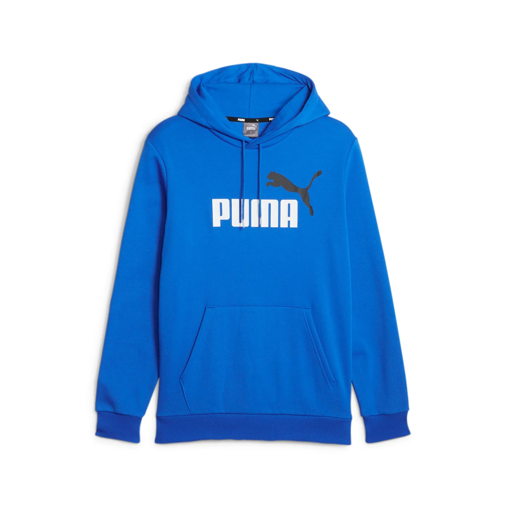 PUMA Men's Essentials  Two-Tone Big Logo Hoodie