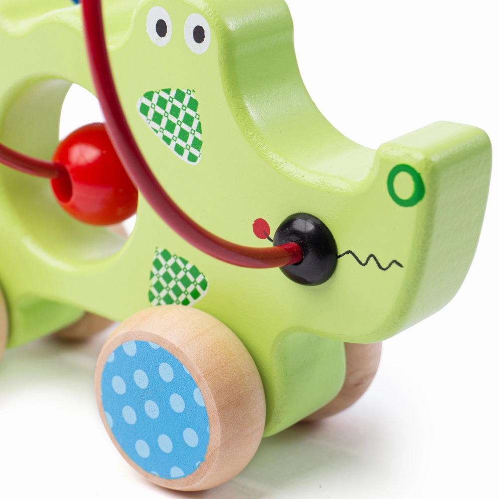 Push Along Crocodile Bead Frame