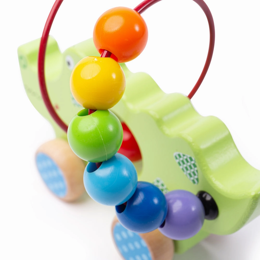 Push Along Crocodile Bead Frame