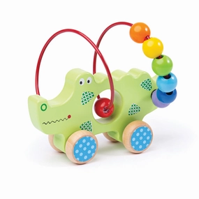 Push Along Crocodile Bead Frame