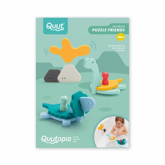 Quut Quutopia Dino World Bath Puzzle