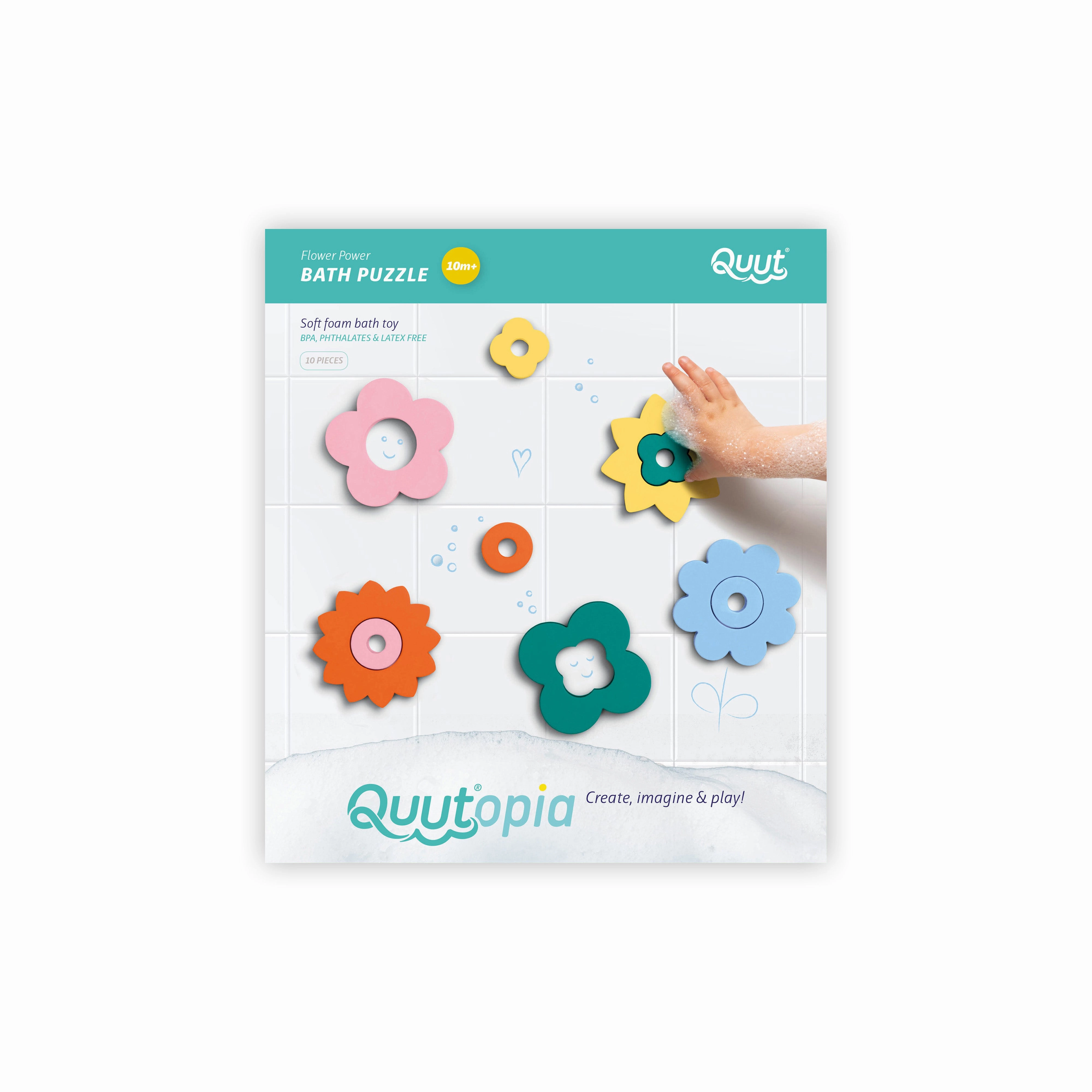 Quut Quutopia Flower Power Bath Puzzle