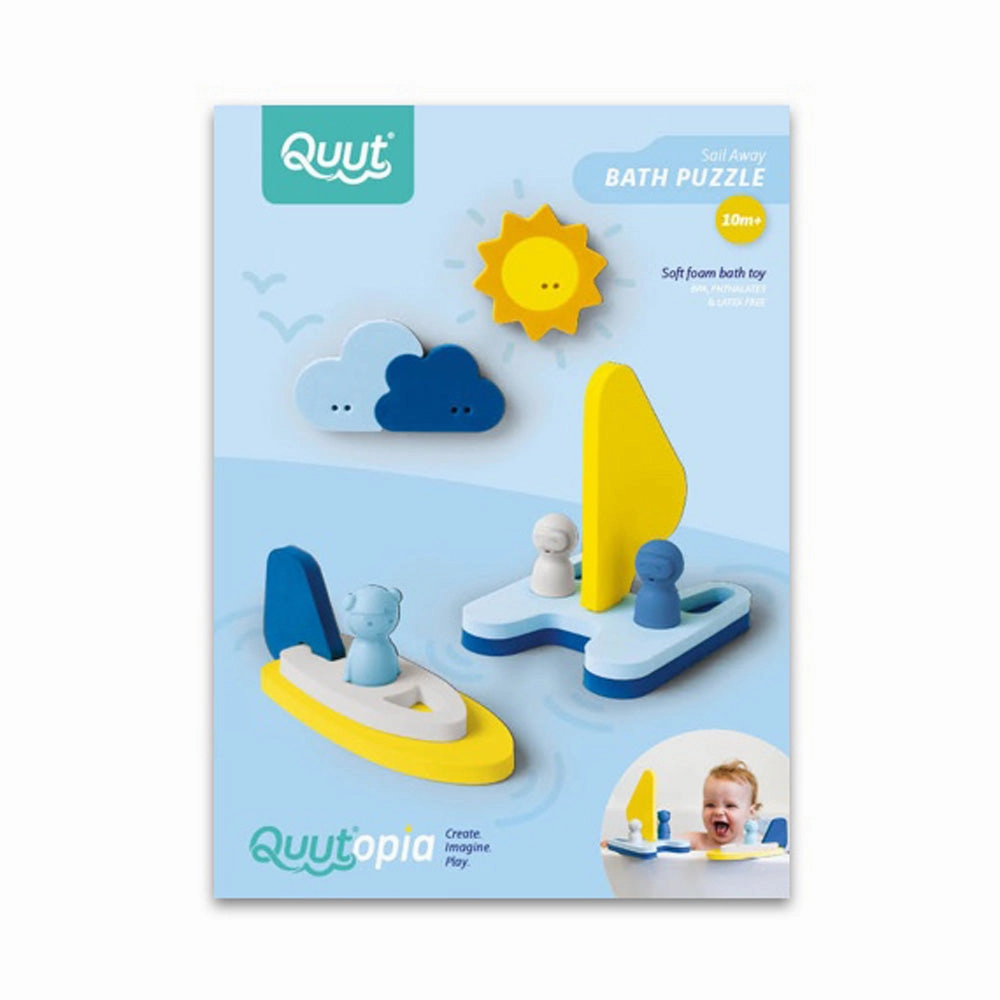 Quut Quutopia Sail Away 3D Bath Puzzle