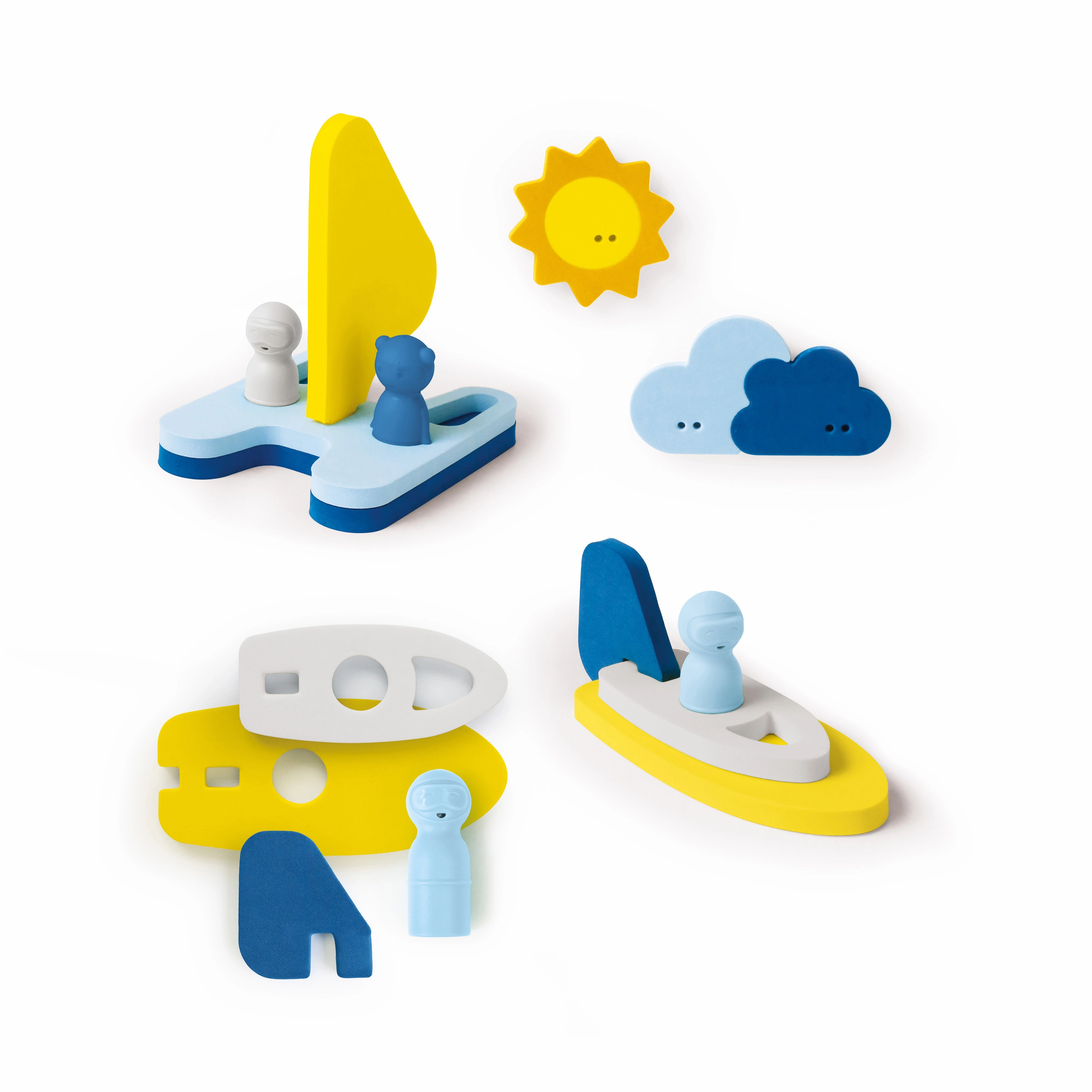 Quut Quutopia Sail Away 3D Bath Puzzle