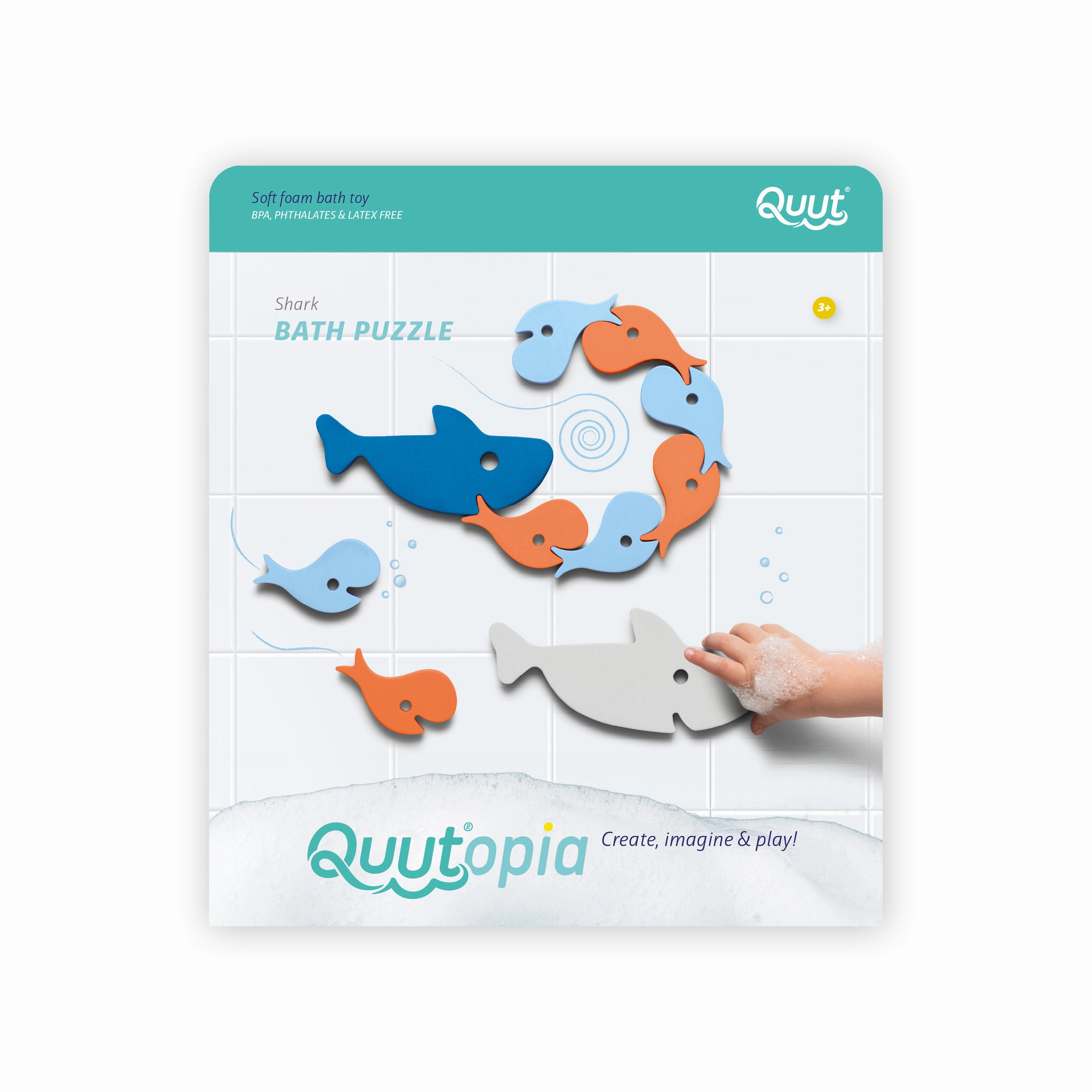Quut Quutopia Shark Bath Puzzle