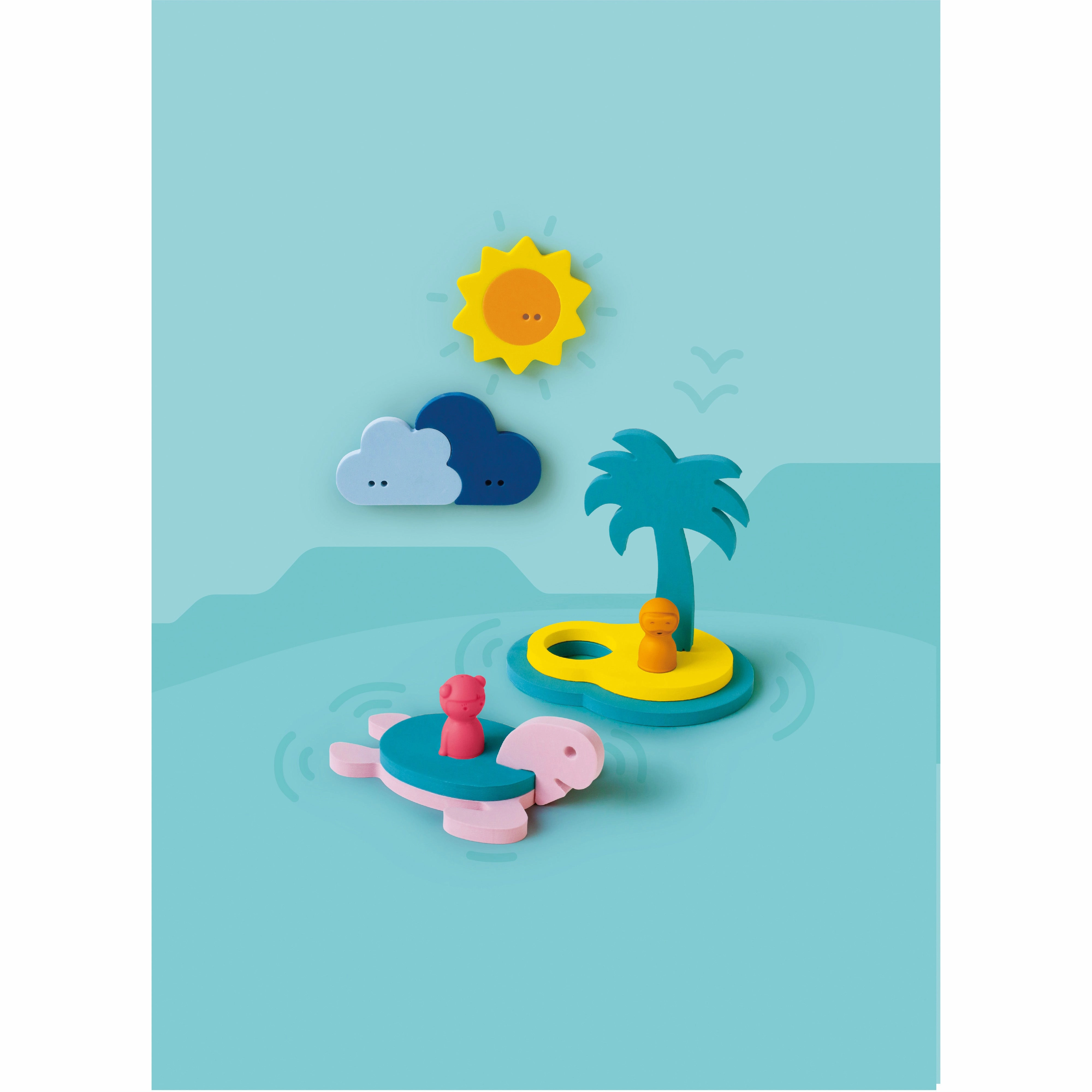 Quut Quutopia Treasure Island 3D Bath Puzzle