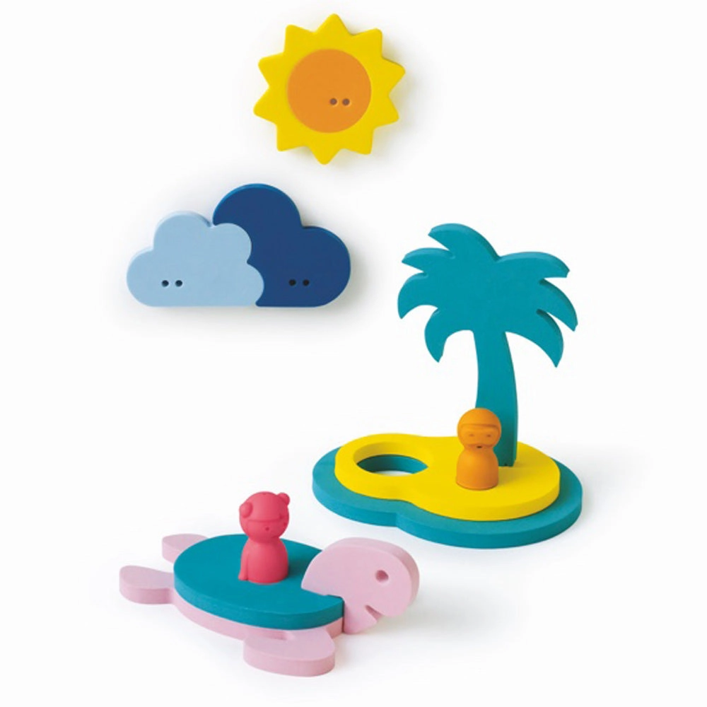 Quut Quutopia Treasure Island 3D Bath Puzzle