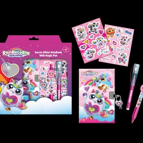 Rainbocorns - Colouring Set With Metal Pencil Case