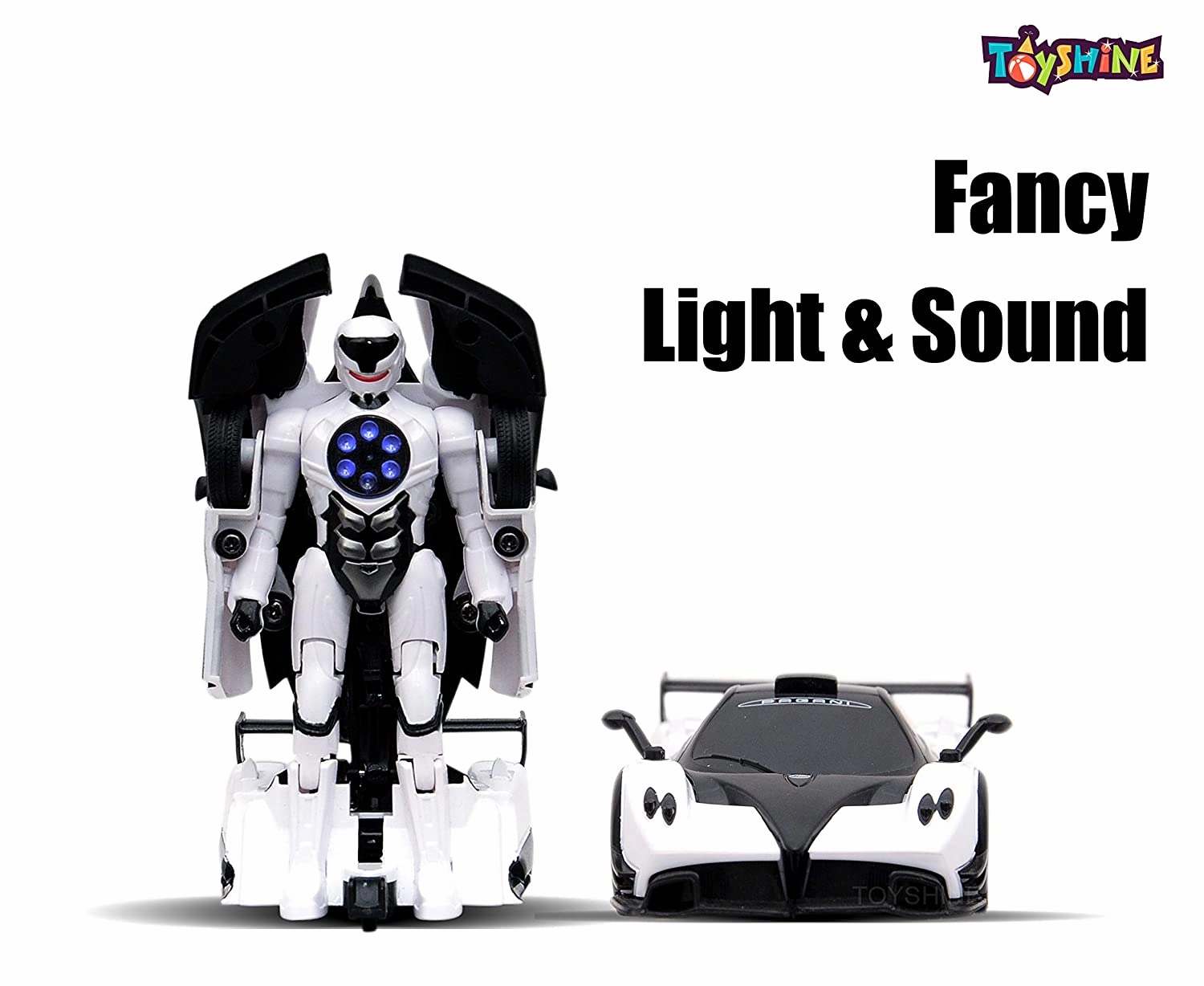 RASTAR 74620 1/14 R/C PAGANI ZONDA R TRANSFORMABLE CAR WHITE