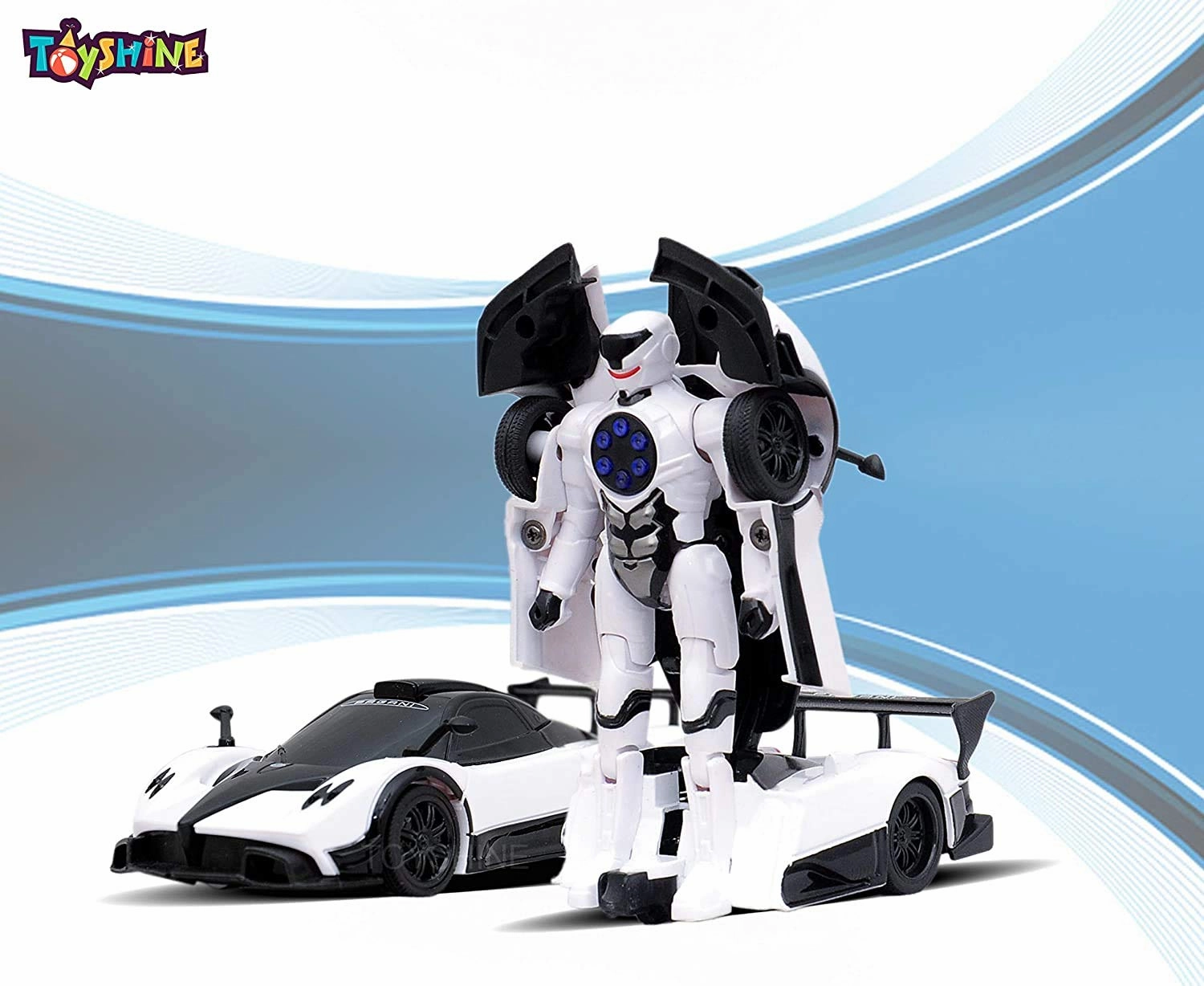 RASTAR 74620 1/14 R/C PAGANI ZONDA R TRANSFORMABLE CAR WHITE