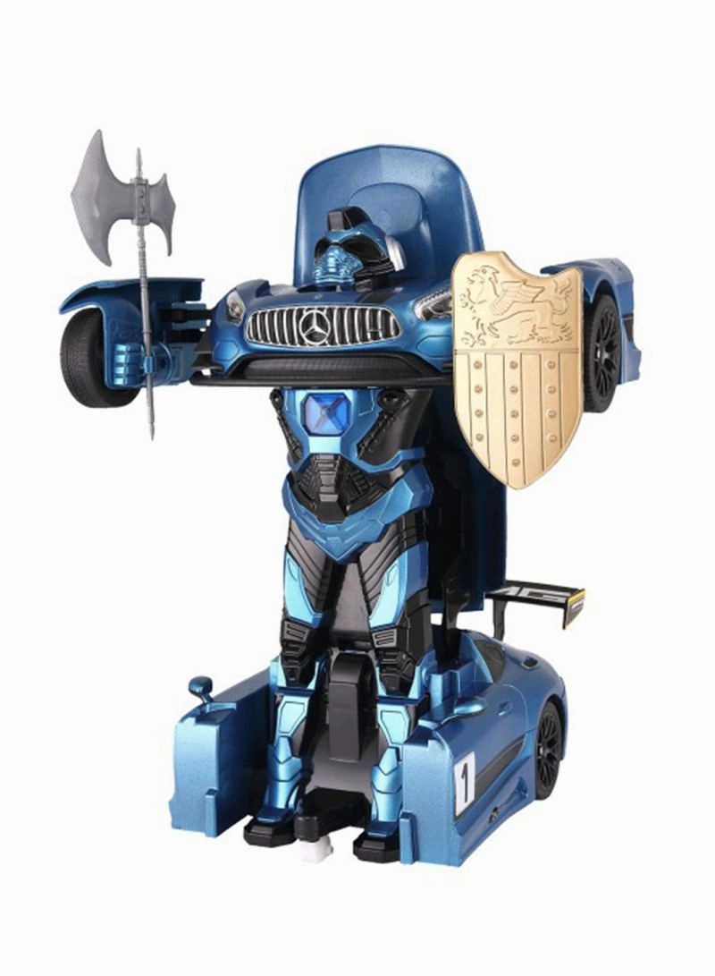 RASTAR 74820 1/14 R/C MERCEDES BENZ GT3 TRANSFORMABLE BLUE