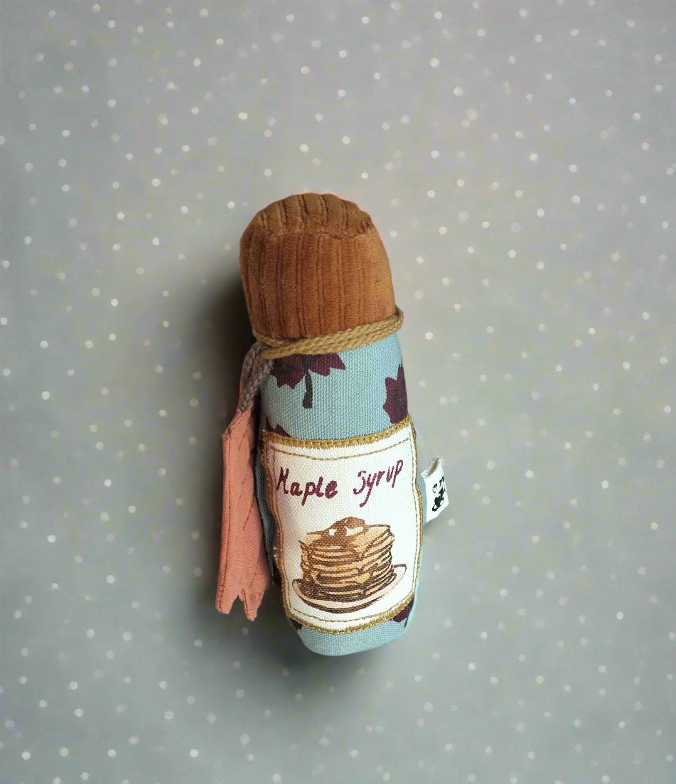 Rattle - Maple syrup bottle