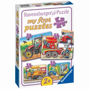 Ravensburger Hard At Work 2/4/6/8p