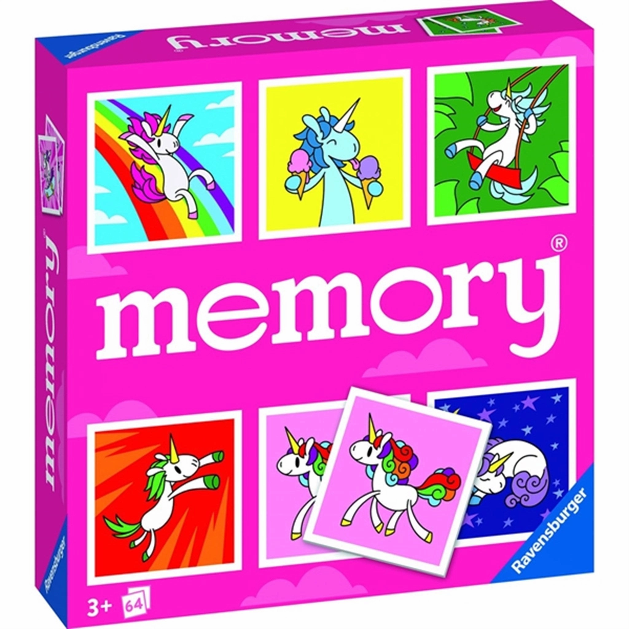 Ravensburger Unicorns Memory Vendespil