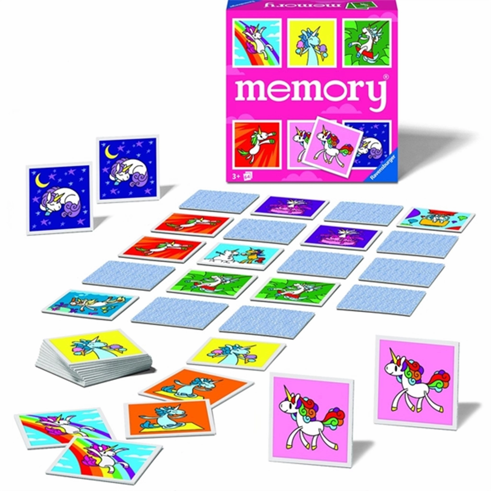 Ravensburger Unicorns Memory Vendespil
