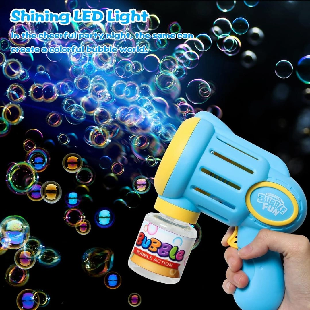 Rechargeable Bubble Gun for Kids,10000  Bubbles Per Minute