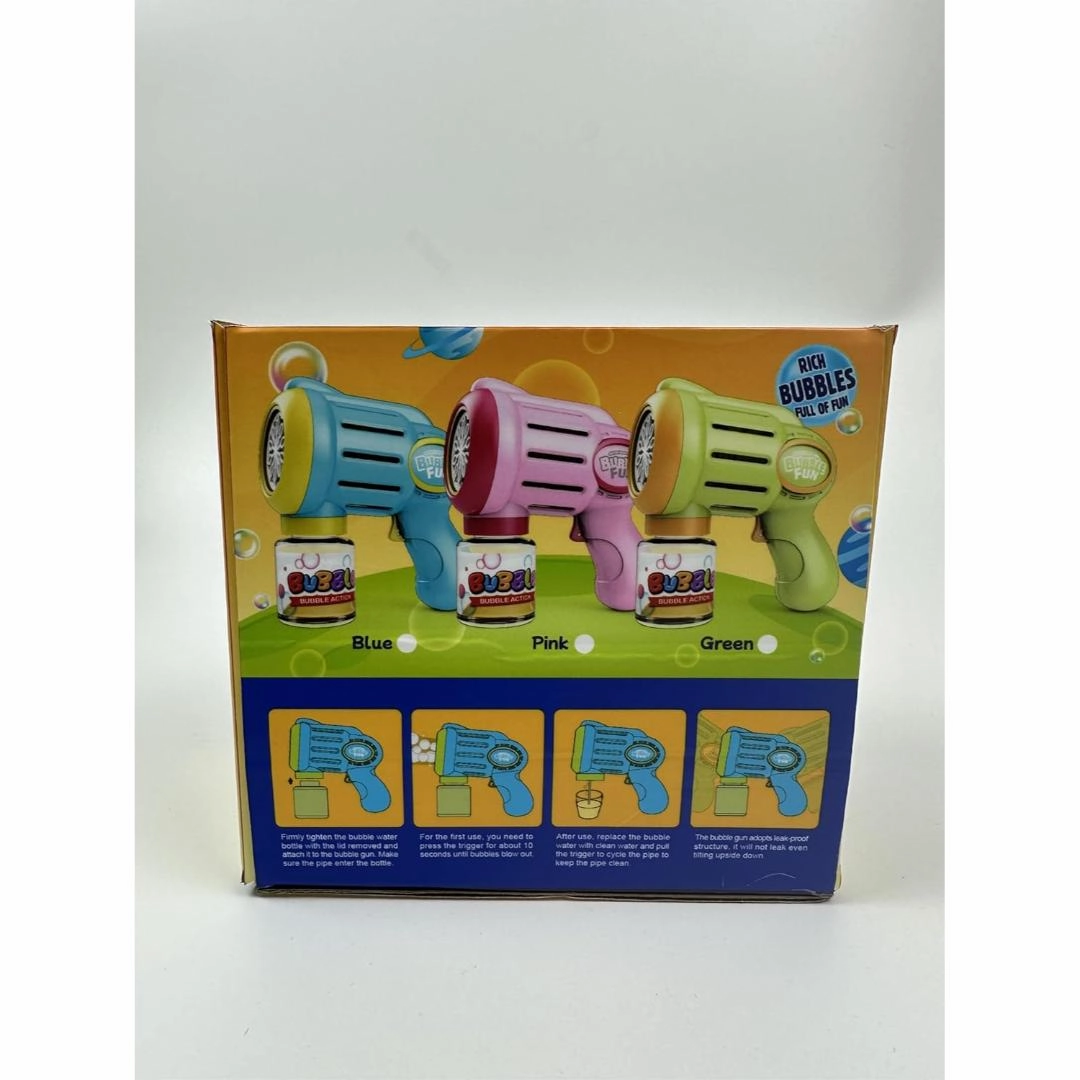 Rechargeable Bubble Gun for Kids,10000  Bubbles Per Minute