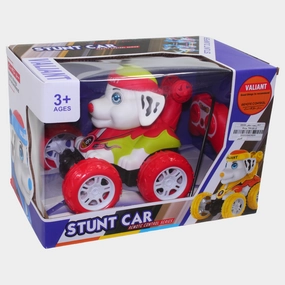 Remote Control Dog Stunt Car  Red
