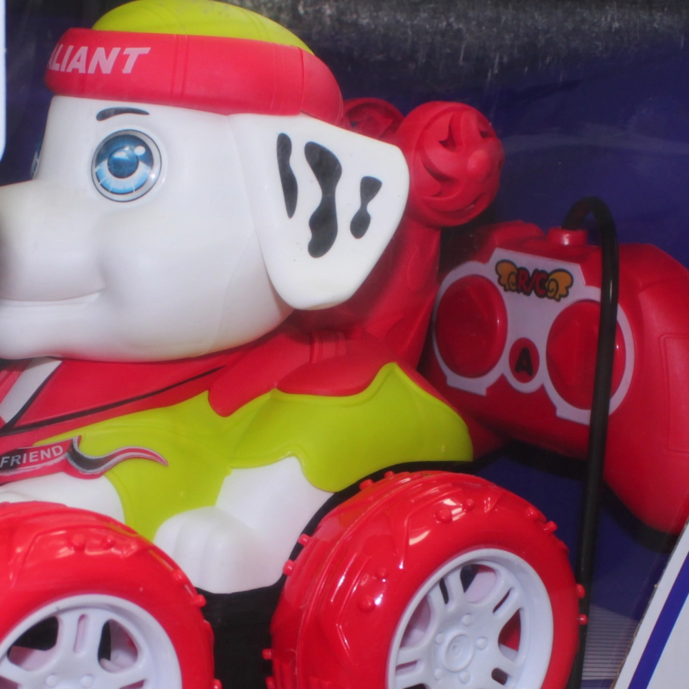 Remote Control Dog Stunt Car  Red