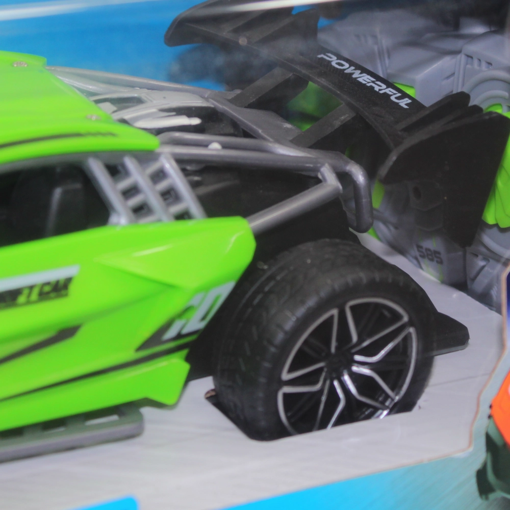 Remote Control Drift Car with Smoke Spray  Green