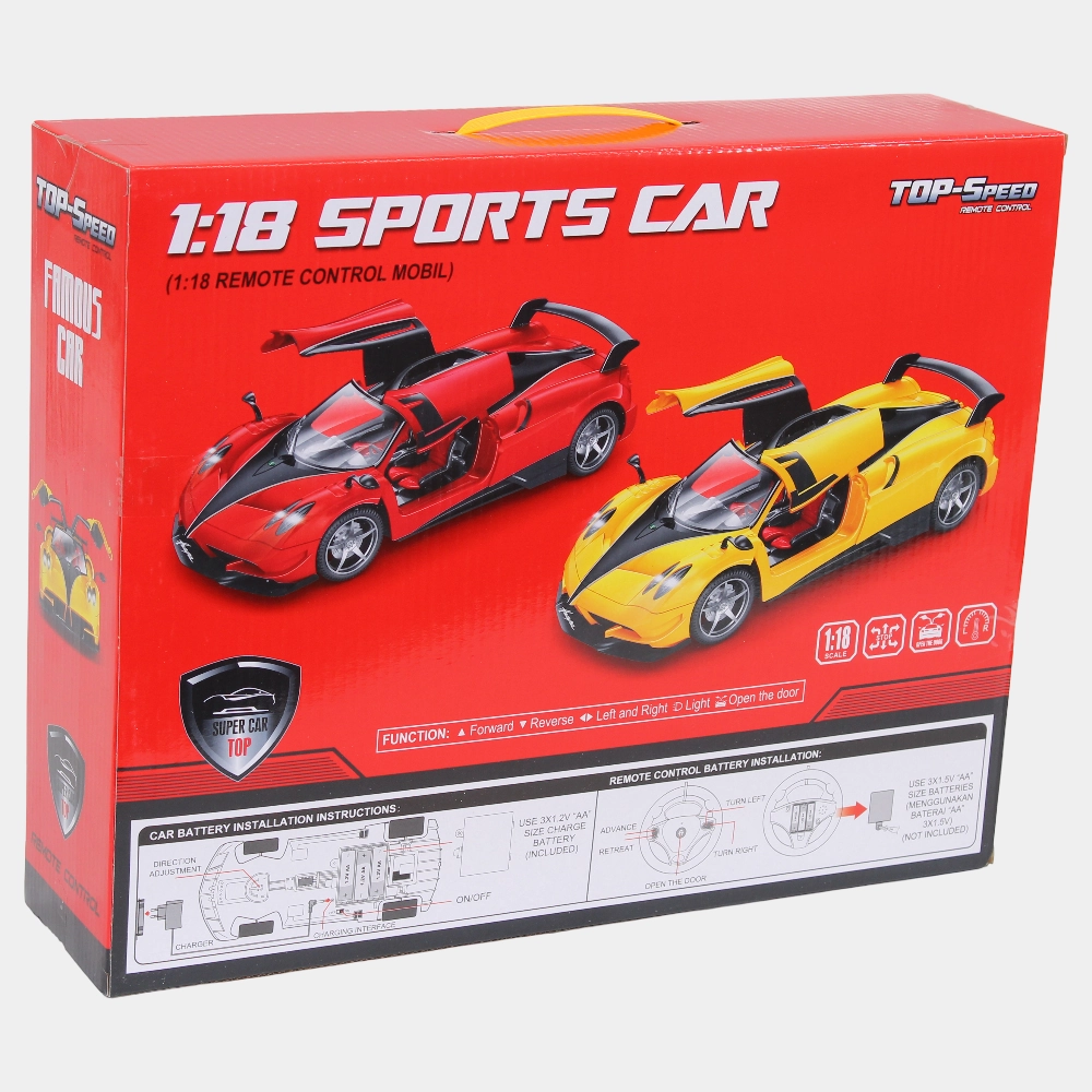 Remote Control Famous Car - Yellow