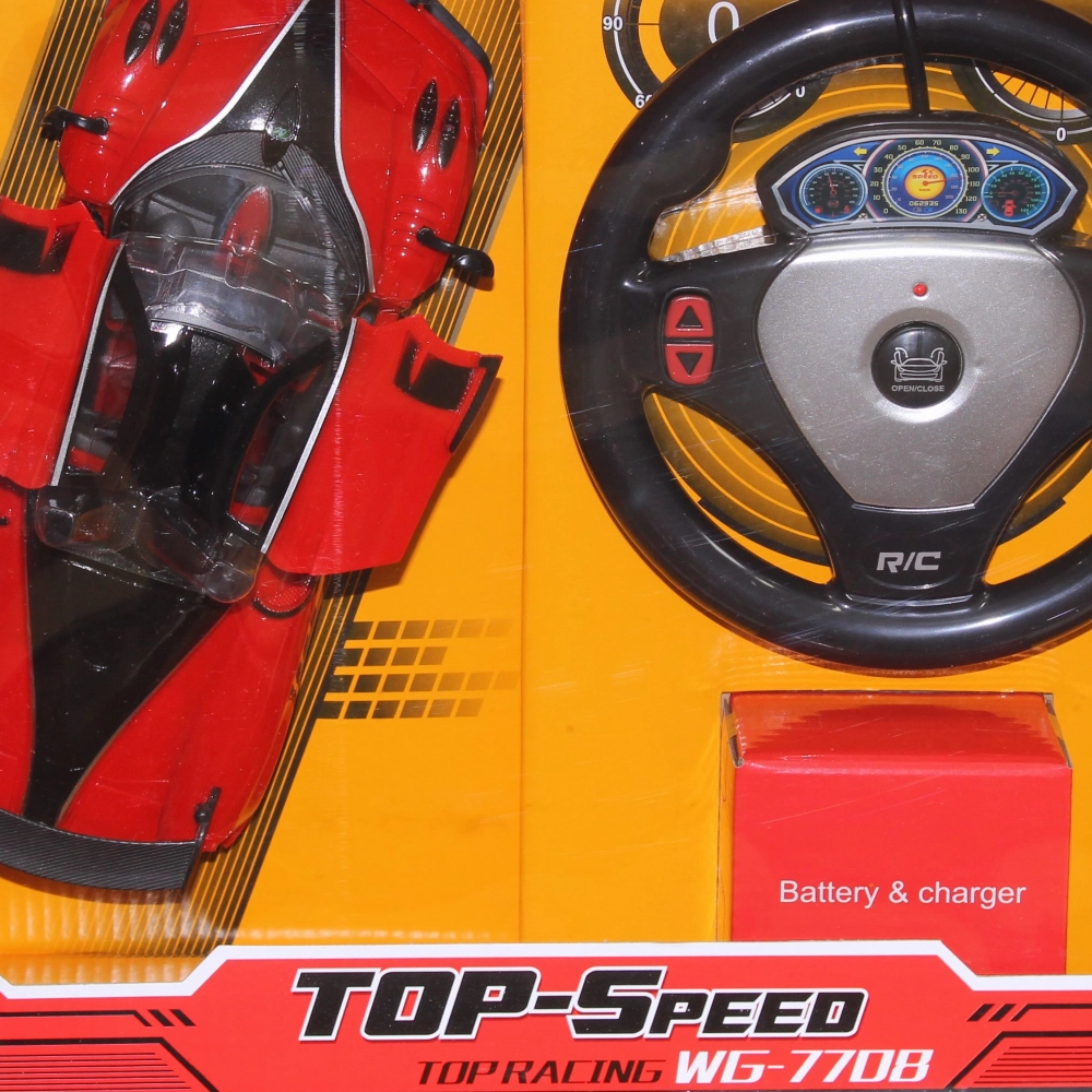 Remote Control Police Car - Red