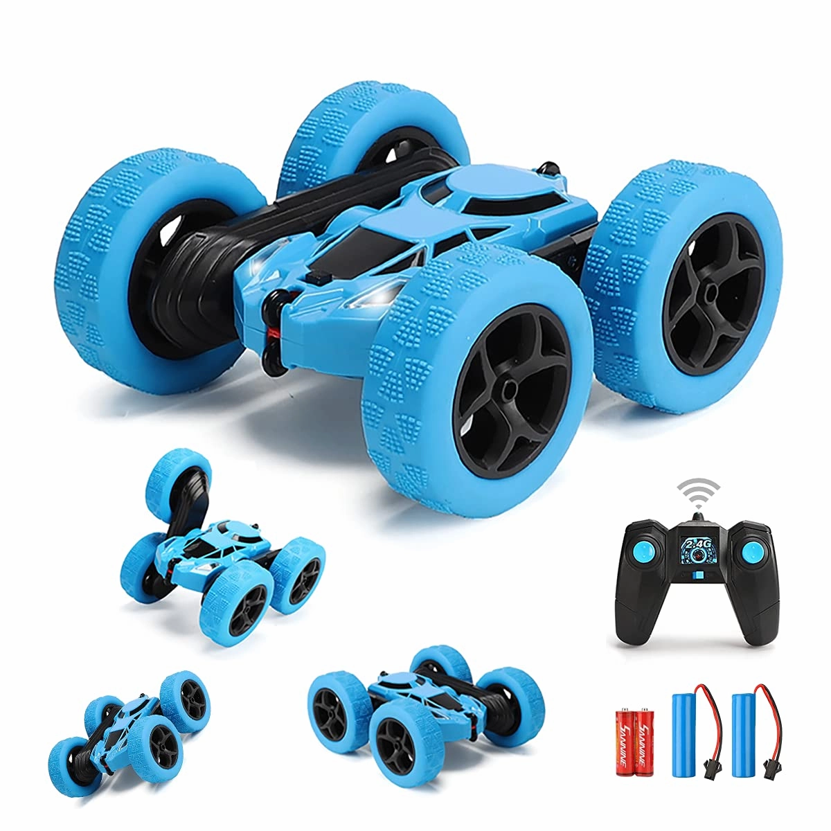 Remote Controlled 360 Tumbling And Spining Double-Side Roll Car