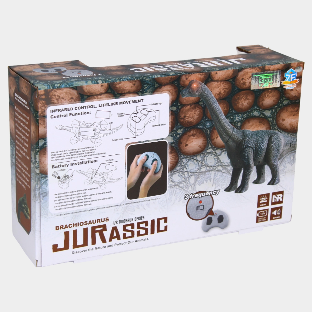 Remote Controlled Bronze Dinosaur Toy