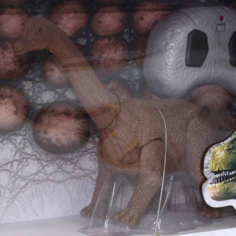 Remote Controlled Bronze Dinosaur Toy