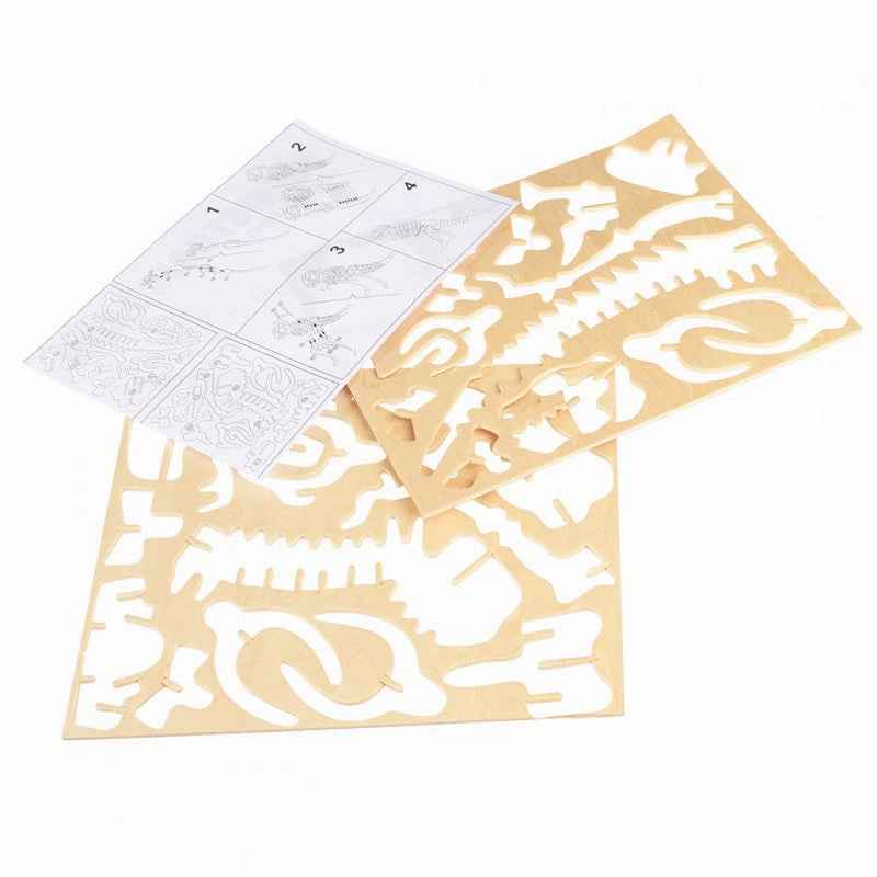 Rex 3D Wooden Puzzle - Tyrannosaurus