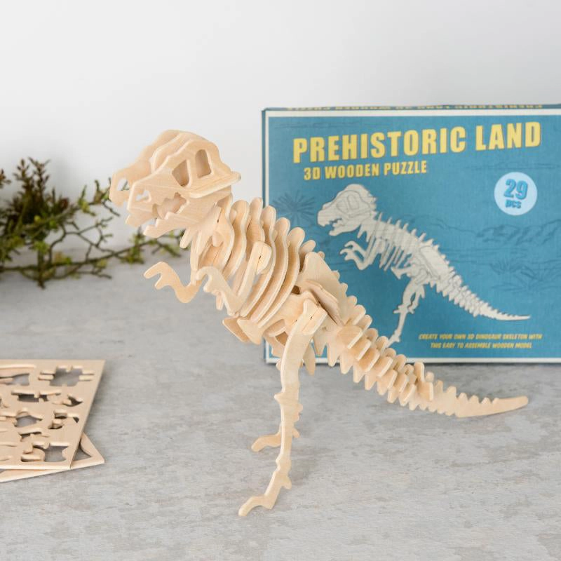 Rex 3D Wooden Puzzle - Tyrannosaurus