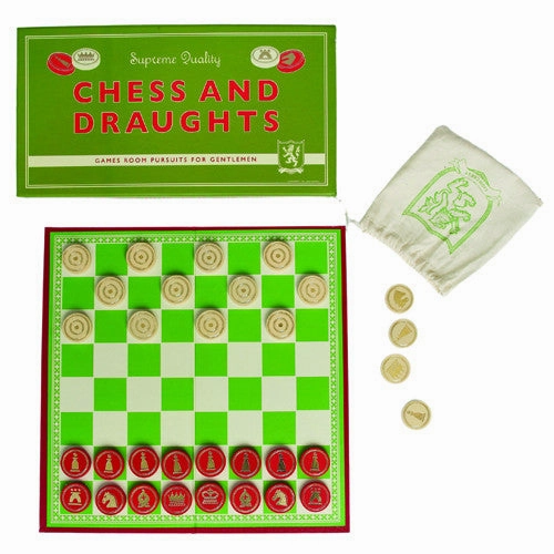 Rex Chess and Draughts Board Game