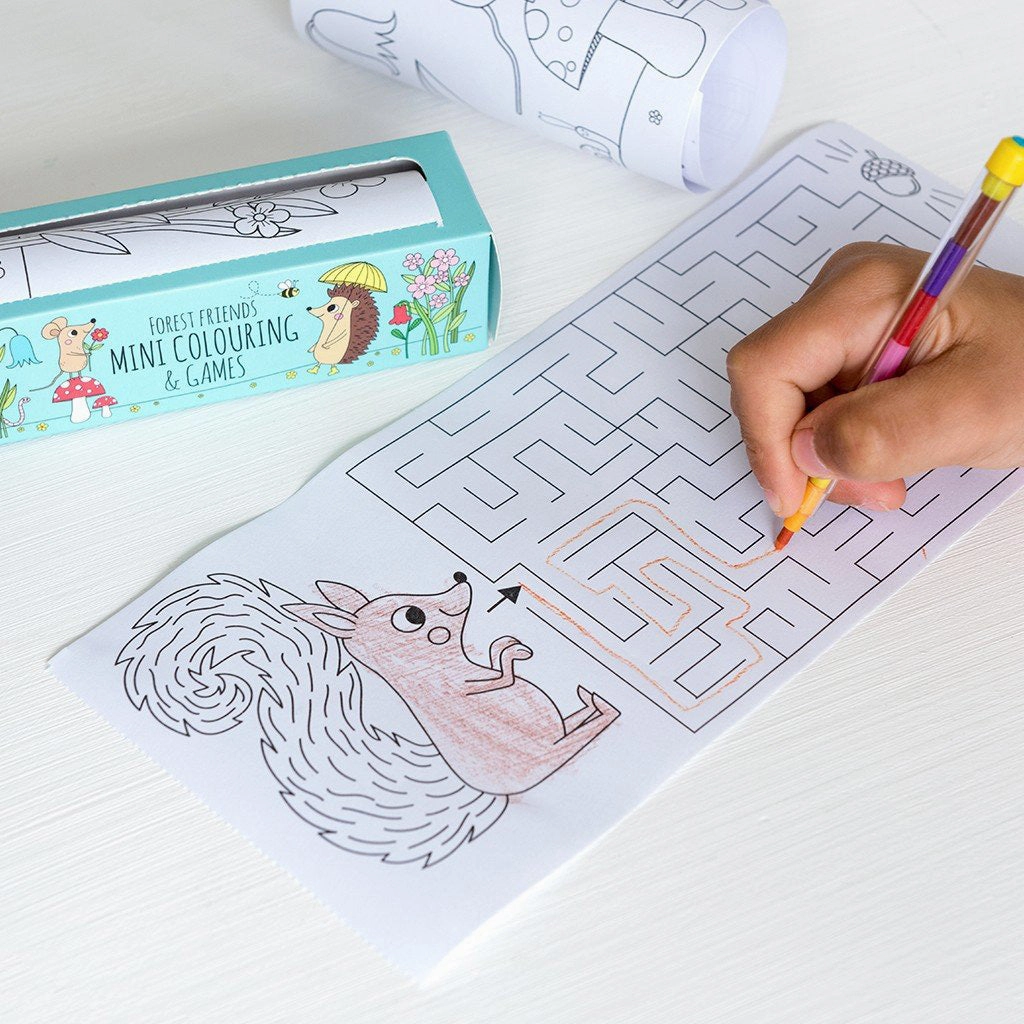 Rex Forest Friends Mini Colouring and Games