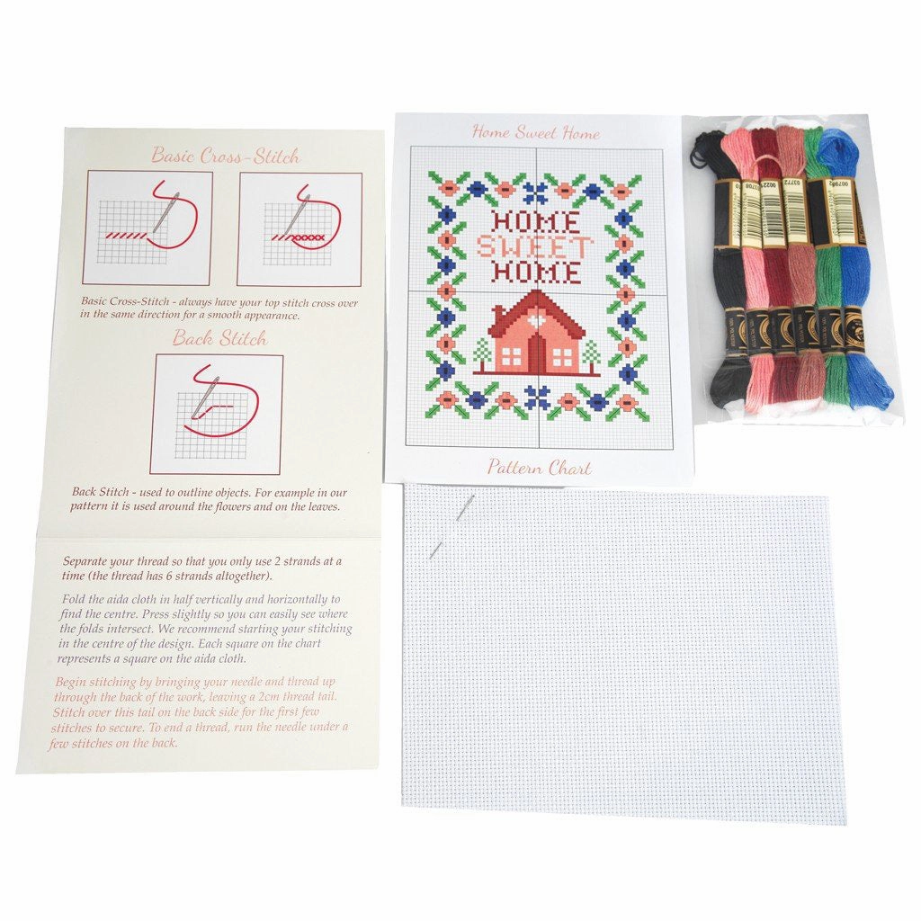 Rex Home Sweet Home Cross Stitch Kit
