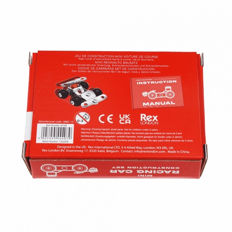Rex Mini Construction Kit - Racing Car