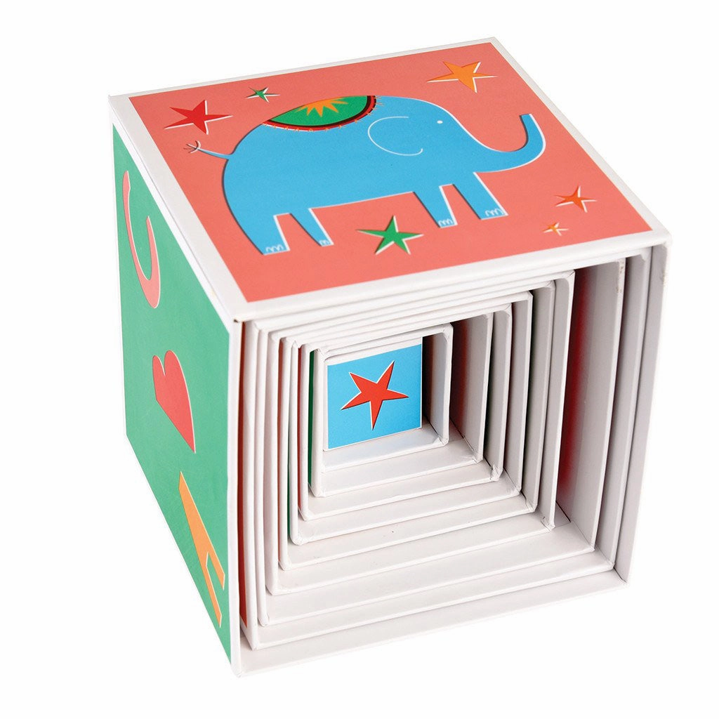 Rex Set of 10 Big Top Circus Nesting Blocks