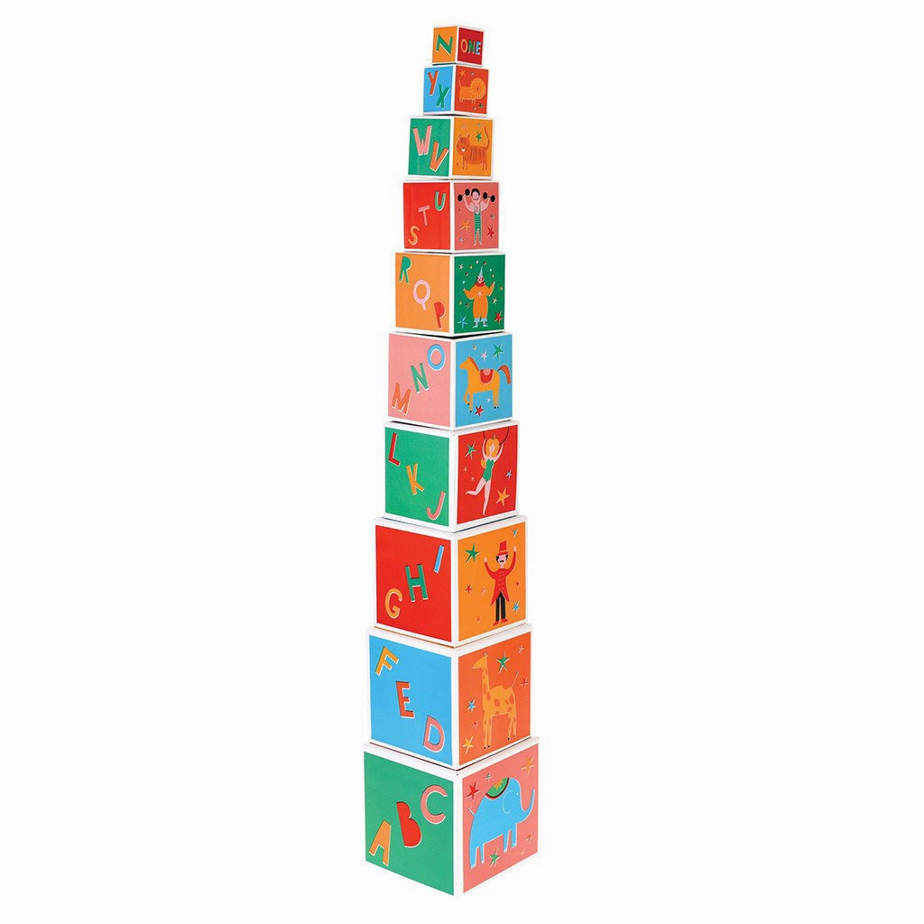 Rex Set of 10 Big Top Circus Nesting Blocks