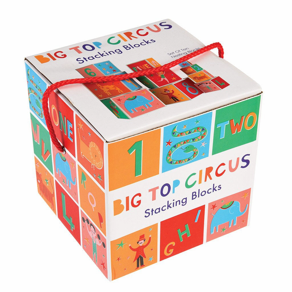 Rex Set of 10 Big Top Circus Nesting Blocks