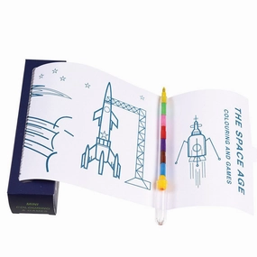 Rex Space Age Mini Colouring and Games