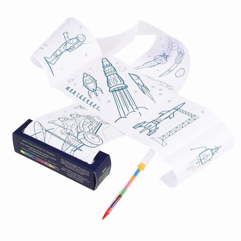 Rex Space Age Mini Colouring and Games