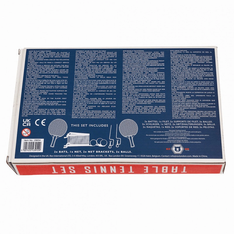 Rex Table Tennis Set - Wild Bear