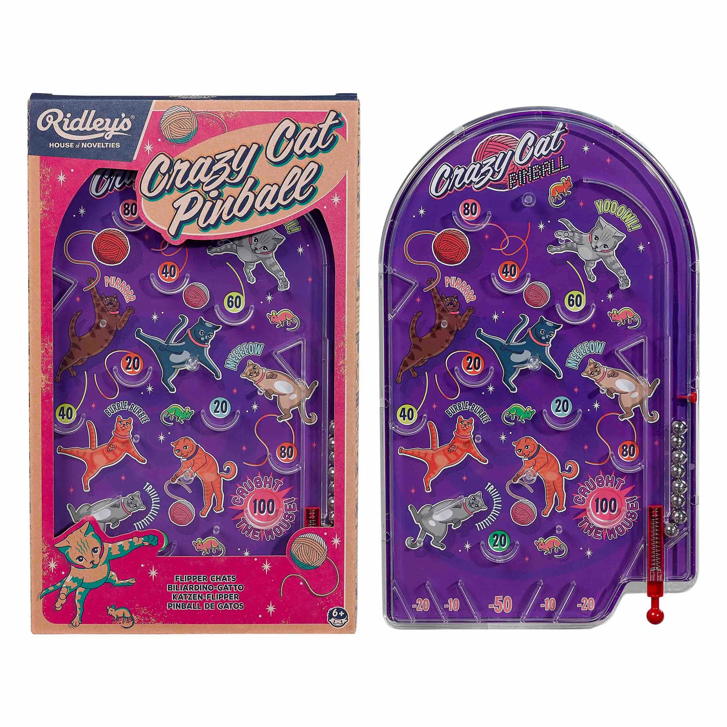 Ridleys Games Crazy Cat Pinball Game Classic